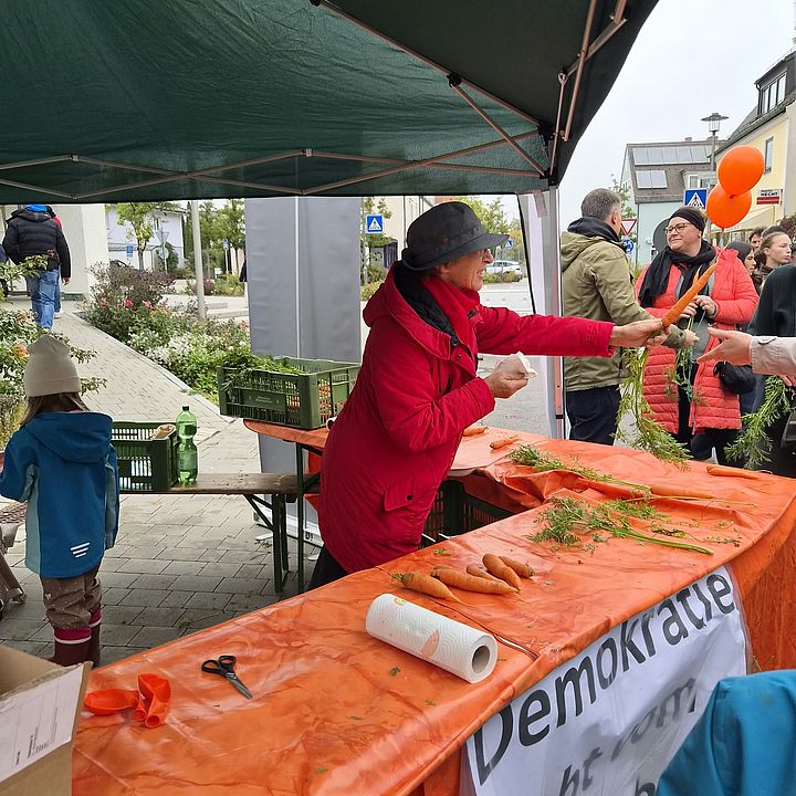 Karotten am Kirchweihmarkt Petershausen