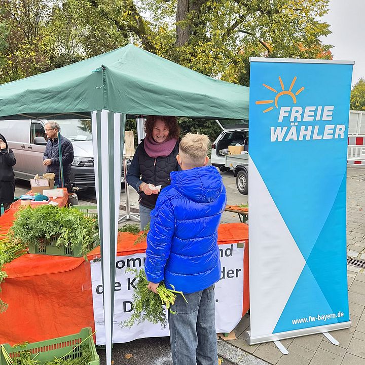 Karotten am Kirchweihmarkt Petershausen